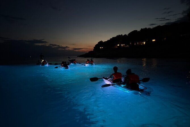 Pula: Sunset/Night-time Illuminated Transparent Kayak Tour - FAQs