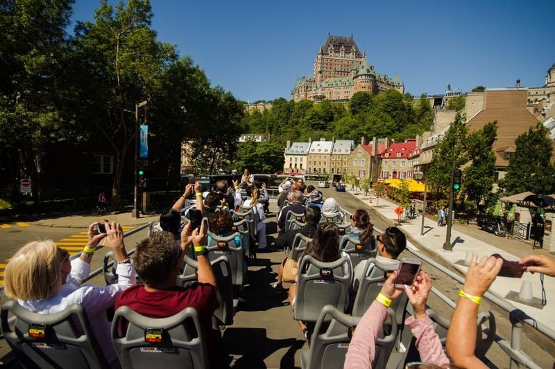 Quebec City: Hop-on Hop-off Open-Top Double Decker Bus Tour - Audio guide experience: earphones, languages, and what you’ll learn