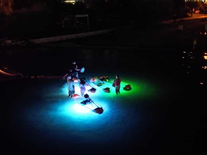 Rab: Night adventures illuminated transparent kayaks - An Honest Look at the Night Kayak Experience in Lopar