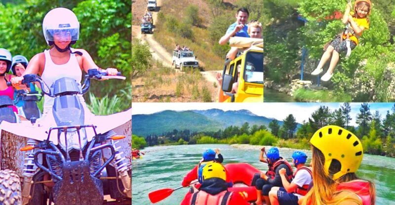 Rafting, Quad or Buggy Ride, Zipline, Jeep Tour Super Combo - What to Expect from the Day