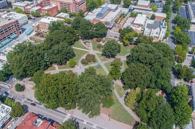 Raleigh Art Walk in Moore Square Marvelous Mystery Hunt - The Route and Landmarks