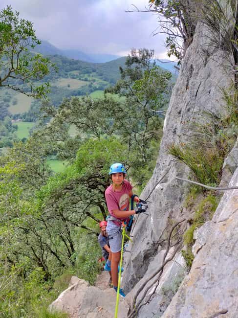 RAMALES DE LA VICTORIA, CANTABRIA: VIA FERRATA DEL CALIZ, BEGINNERS - How It Performs as a Family Adventure