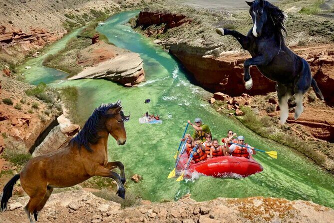 Red Canyons Best Of The Wild West Wild Mustang+Rafting Adventure - Key Points