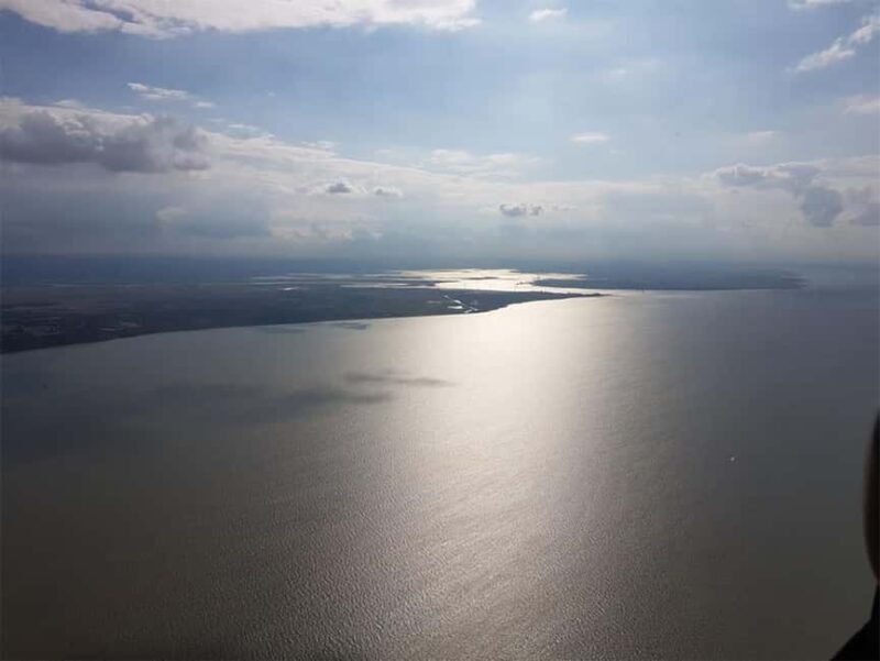 Redhill: 1-Hr Thames & Medway Estuary Helicopter Tour for 3 - Crossing Over to Medway and Rochester