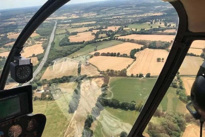 Redhill: Royal Surrey Helicopter Tour for 3 - 25 minute - The Value of the Experience