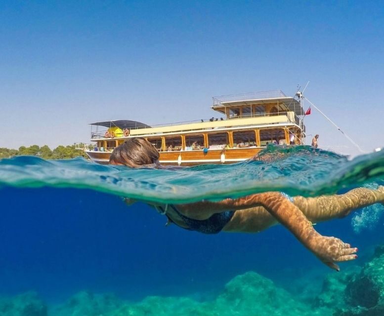 Relax Boat Tour in Antalya with Lunch, Swim & Waterfalls - Key Points