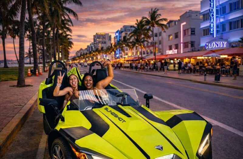 Rent a Polaris Slingshot in Miami  1 to 24 Hours - Key Points