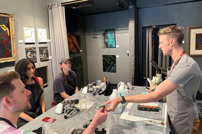 Resin Artwork in a Nolita Artist's Studio - Resin Artwork in a Nolita Artists Studio: A Fun, Creative Escape in NYC