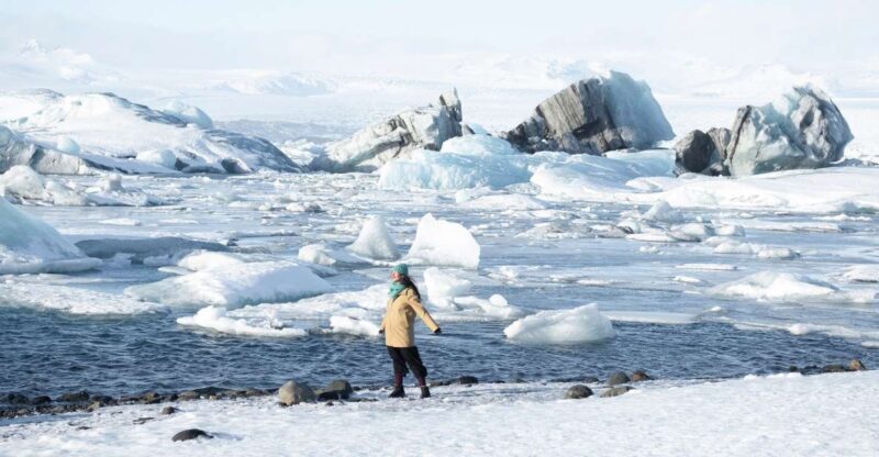 Reykjavik: Glacier Lagoon Boat Ride & Diamond Beach Day Tour - The Experience in Detail