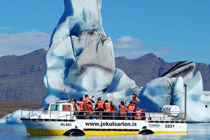 Reykjavik: Glacier Lagoon Boat Ride & South Coast Full Day Tour - Getting picked up: timing, tickets, and how not to miss the bus