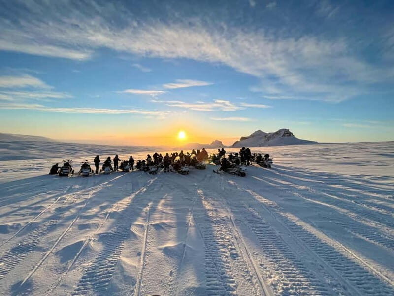 Reykjavík: Glacier Snowmobile and Hot Springs with Pickup - Snowmobiling on Langjökull Glacier