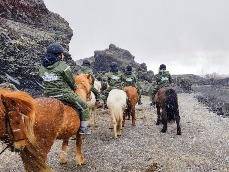 Reykjavik: Red Lava Horse Riding Tour - Key Points