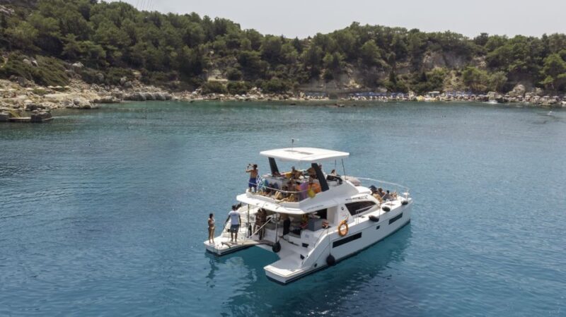 Rhodes: All-Inclusive Catamaran Cruise with Lunch and Drinks - Key Points