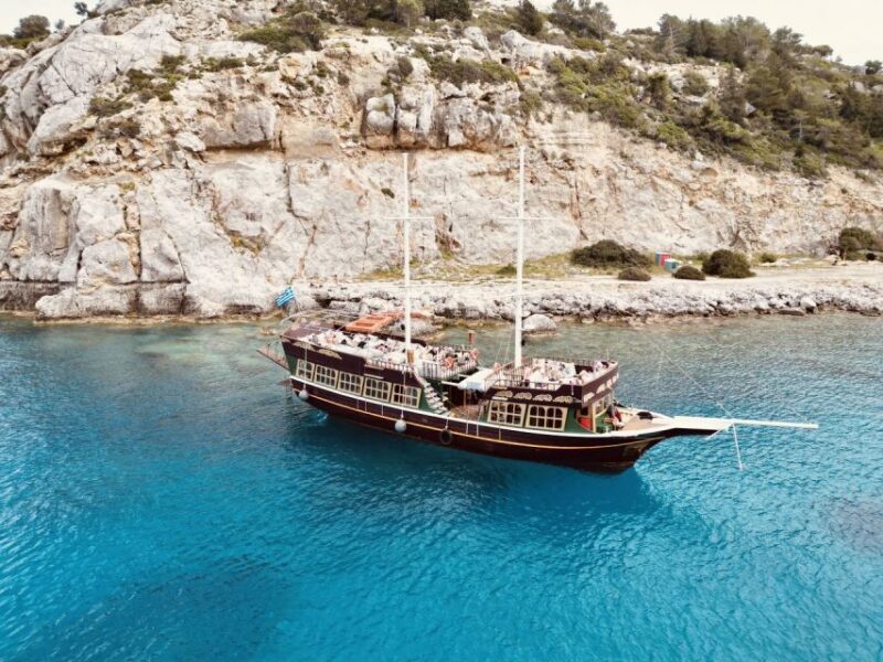 Rhodes: All Inclusive Day Cruise with BBQ & Unlimited Drinks - Key Points