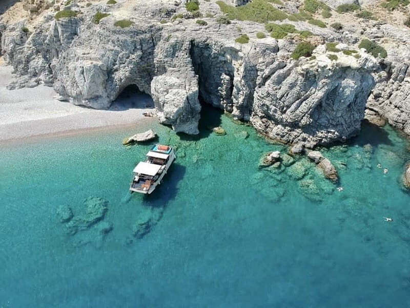 Rhodes: Anthony Quinn, Ladiko and Caves All-Inclusive Cruise - The Itinerary in Detail