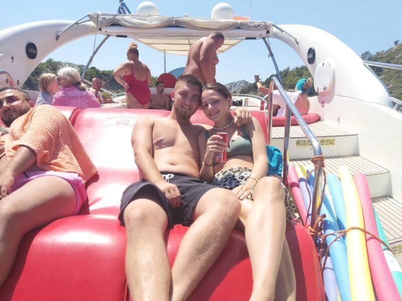 Rhodes: Beach Cruise with Swimming, Meal, & Unlimited Drinks - Frequently Asked Questions