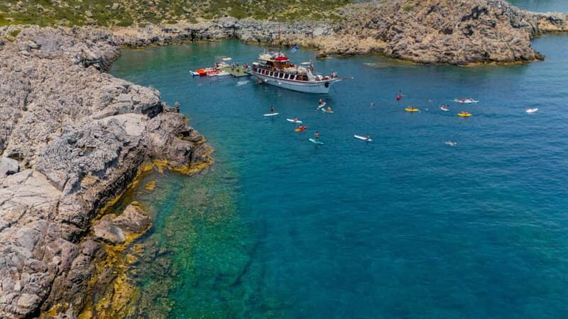 Rhodes: Gulet Trip with Food, Drinks, SUP, Kayak & Swimming - Value for Money