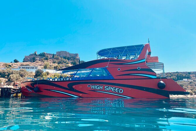 Rhodes High Speed Boat to Lindos - The Experience in Detail
