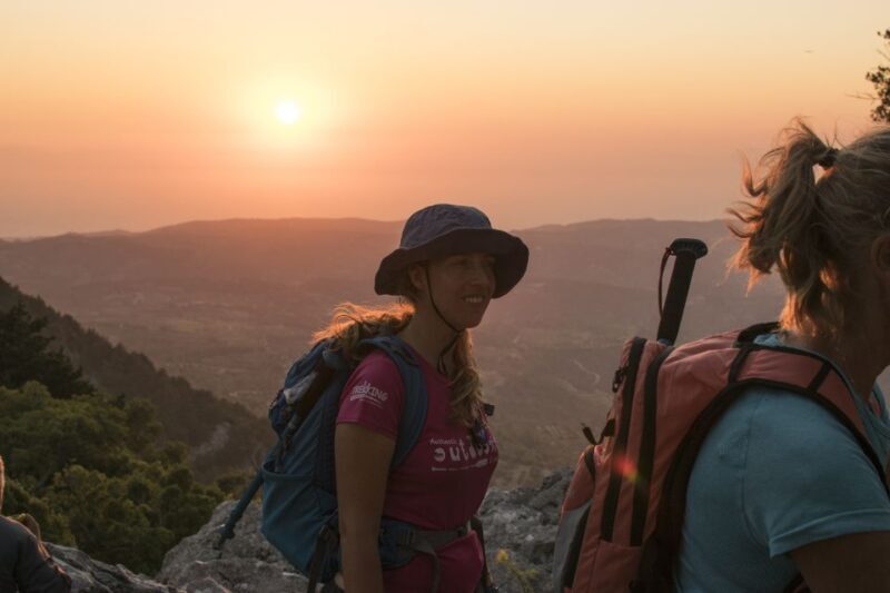 Rhodes: Profitis Ilias Guided Sunset Hike - Key Points