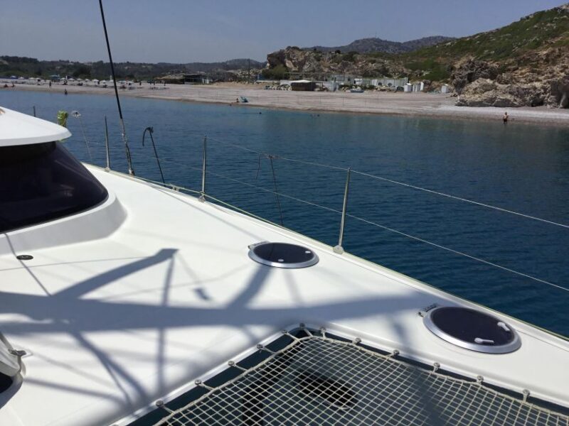 Rhodes: Sailing Catamaran Day Cruise with food and drinks - FAQs