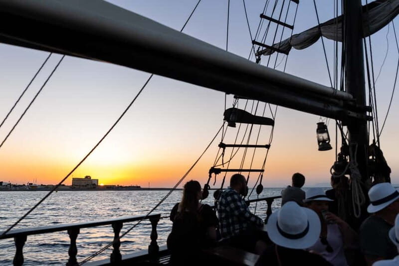Rhodes: Sunset Cruise 1 hour on an 18th-Century Boat - Key Points