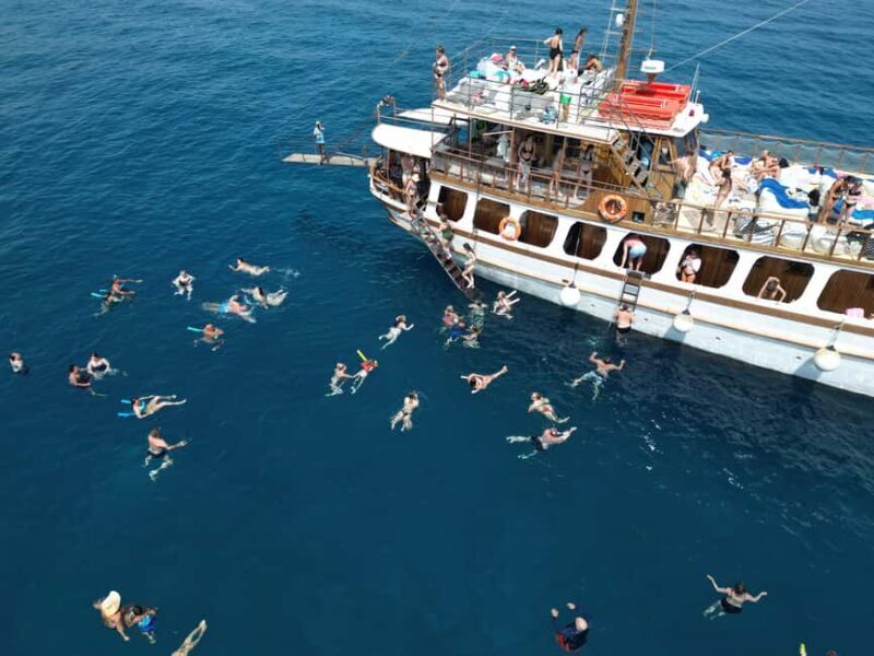 Rhodes: Sunset cruise, swimming stop, snaks & Drinks - An in-depth look at the experience