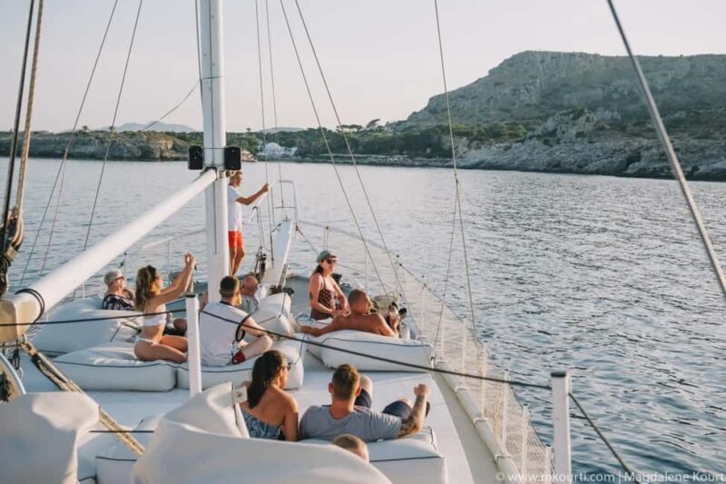 Rhodes: Sunset Cruise with Open Bar, Dinner, & Live Music - FAQ