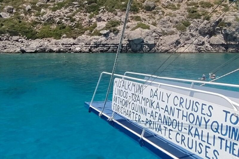 Rhodes Town: Anthony Quinn, Kalithea & Afandou Boat Cruise - Snorkeling and Marine Life