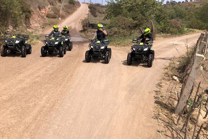 Ride in four-wheelers/,shooting target Paintball - What to Expect from This Rosarito ATV and Paintball Tour