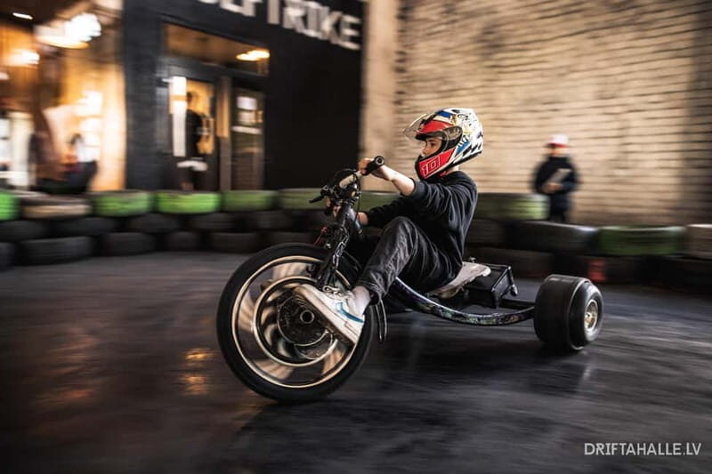 Riga | Drifta Halle: Extreme 20 minute ride on a drift trike - Authentic Visitor Perspectives