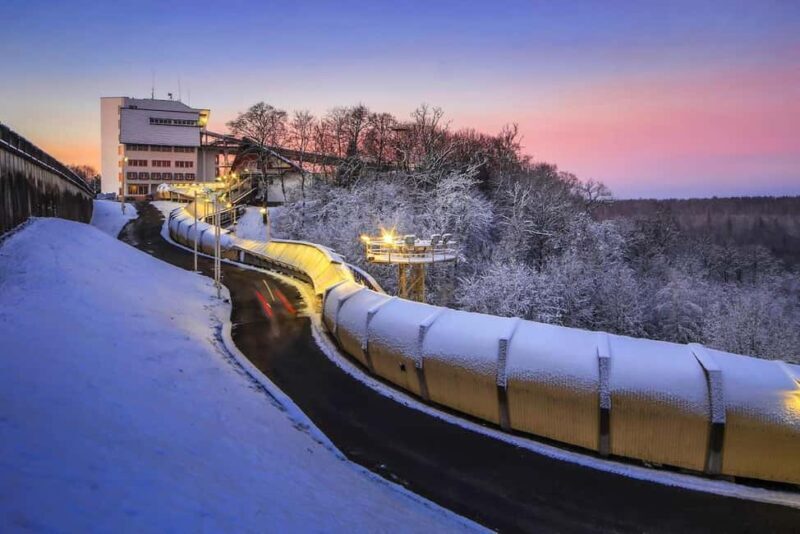 Riga: Husky Dog Sledding and Ride in Bobsleigh Track - What to Expect from the Experience