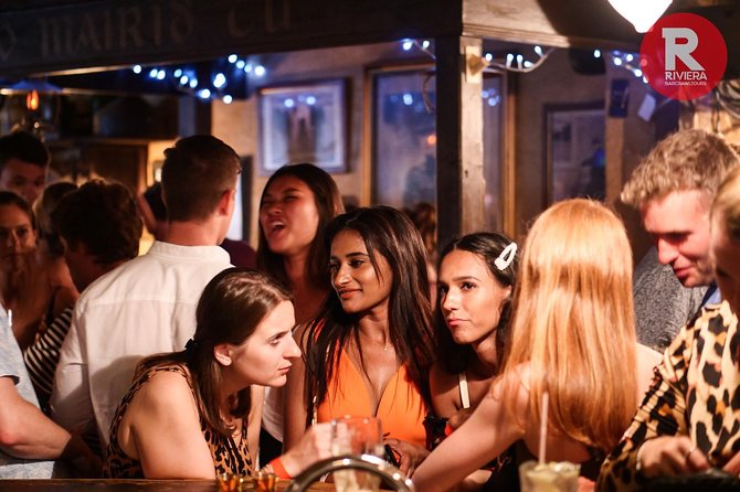 Riviera Bar Crawl Party with Free Shots and VIP Entry - VIP Entry and Nightclub Time: What You Can Expect Late