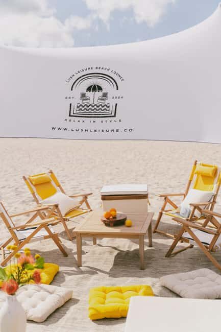 Riviera Suite: Private Beach Lounge and Picnic Set Up - Key Points