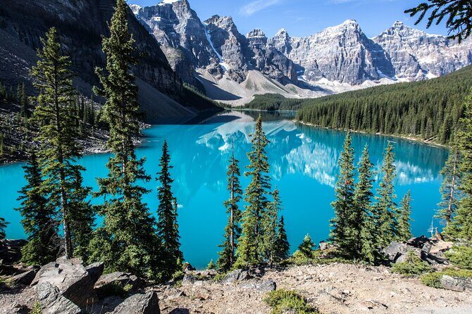 Rockies Grand Advanture: Moraine & Louise Lakes, Waterfall Tour - Exploring the Itinerary in Detail