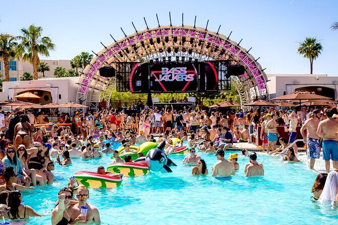 Rockstar Pool Party Crawl w/ VIP Entry & Party Bus Ride - How the Experience Feels in Real Terms