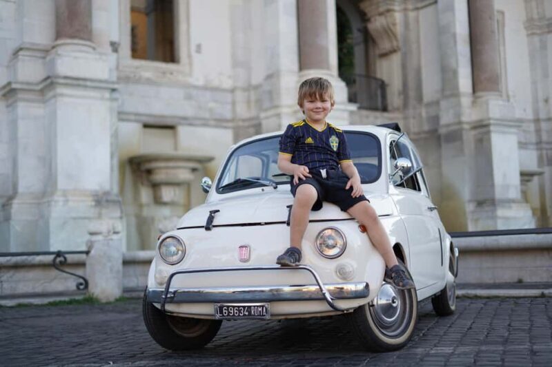 Roma: Photography service and Fiat500 & Aperol Spritz - Key Points
