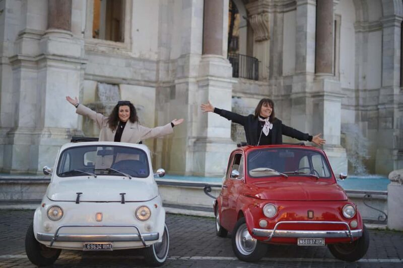 Roma: Photography service with Fiat 500 Retro car - Exploring Rome in a Fiat 500: The Itinerary