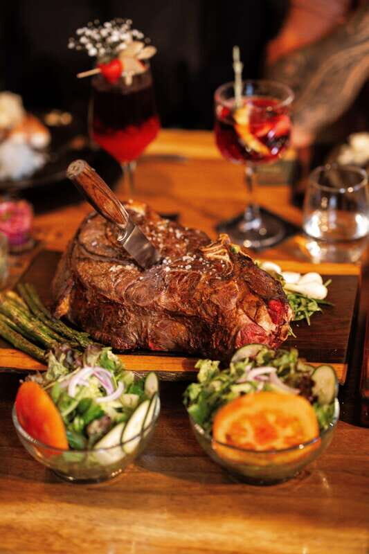 Romantic Dinner at Bovinos Steakhouse - Drinks and Ambiance