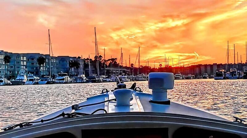 Romantic Sunset & City Lights Wine Cruise  Marina del Rey - Key Points