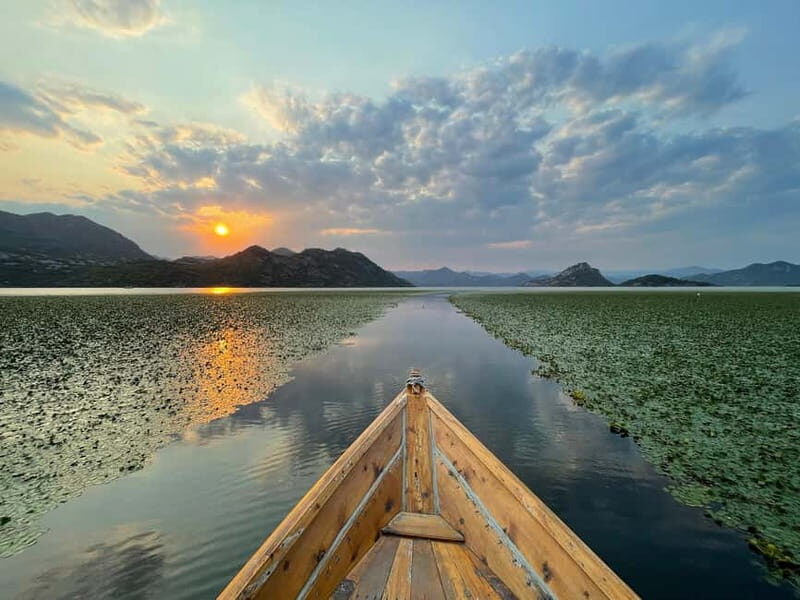 Romantic Sunset tour on Skadar lake with drinks and snacks - Key Points