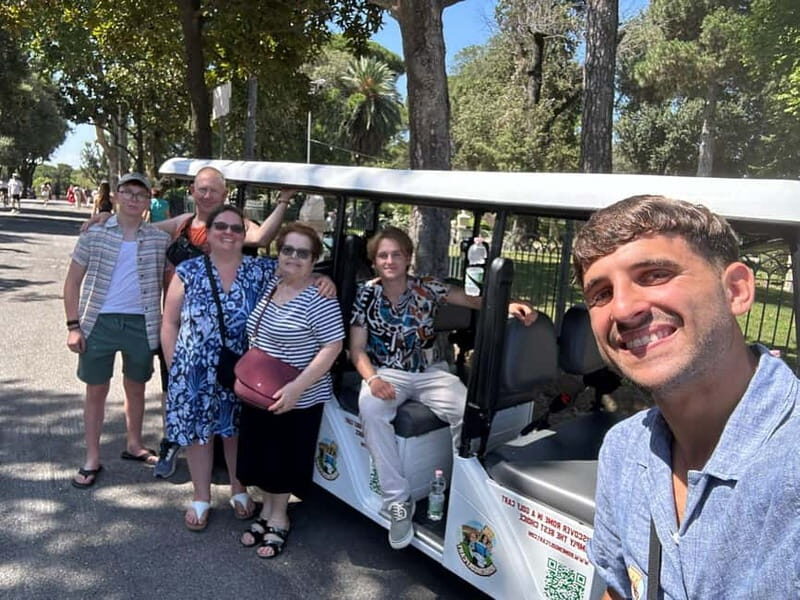 Rome 3 hours Golf Cart Sightseeing tour with gelato/suppli - Key Points