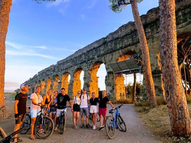 Rome: Appian Way & Catacomb Sunset E-bike Tour, Food & Drink - The Experience in Detail