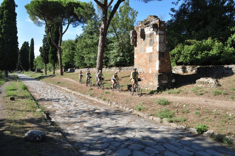 Rome: Appian Way, Catacombs, & Roman Aqueducts E-bike Tour - City traffic versus park riding: what you can expect on the road