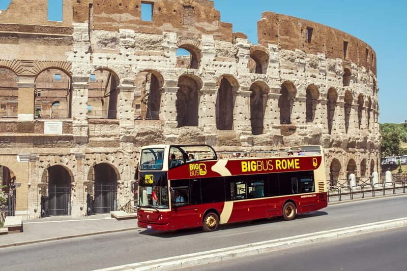 Rome: Big Bus Hop-on, Hop-off Open-Top Sightseeing Tour - Key Points