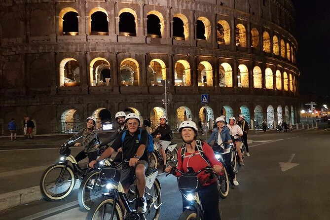 Rome by Night E-Bike Tour with Pizza Option - Key points to know before you book