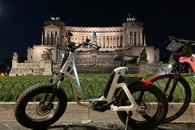 Rome by Night E-Bike Tour with Pizza Option - Foro Romano: the ancient stage before the city lights