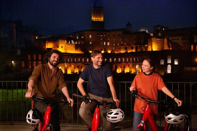 Rome by Night Tour with Top E-bike and optional Italian Dinner - Key Points