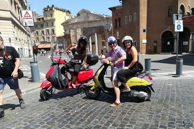 Rome by Vespa Semi Private Tour | MAX 6 PEOPLE GUARANTEED - FAQ