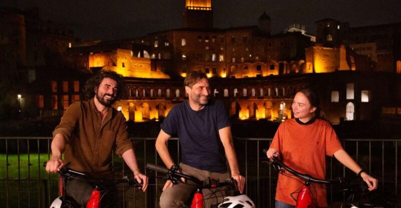 Rome: Cannondale E-Bike Evening Tour with Optional Dinner - Key Points