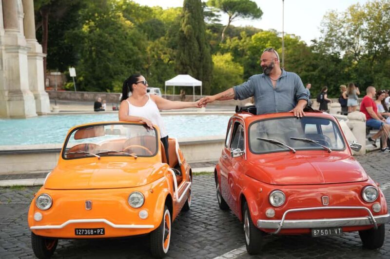 Rome: Ciao Bella Fiat 500 Vintage Journey with Aperol Spritz - Key Points